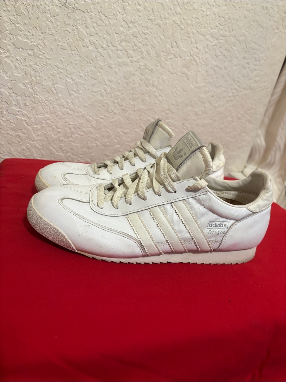 adidas White and Off-White Dragon Women’s Sneakers